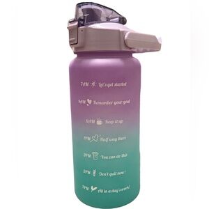 Motivational Time Marker Water Bottle